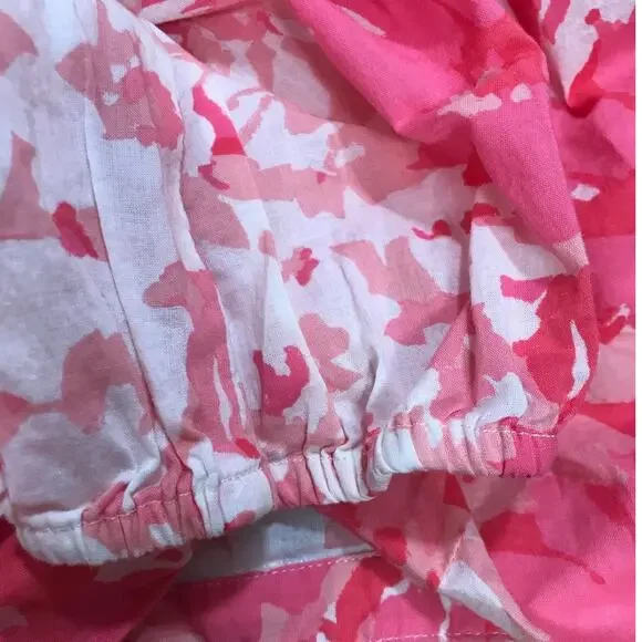 Liz Claiborne New York Pink Floral Round Neck 3/4 Sleeve Top XL - Picture 6 of 8